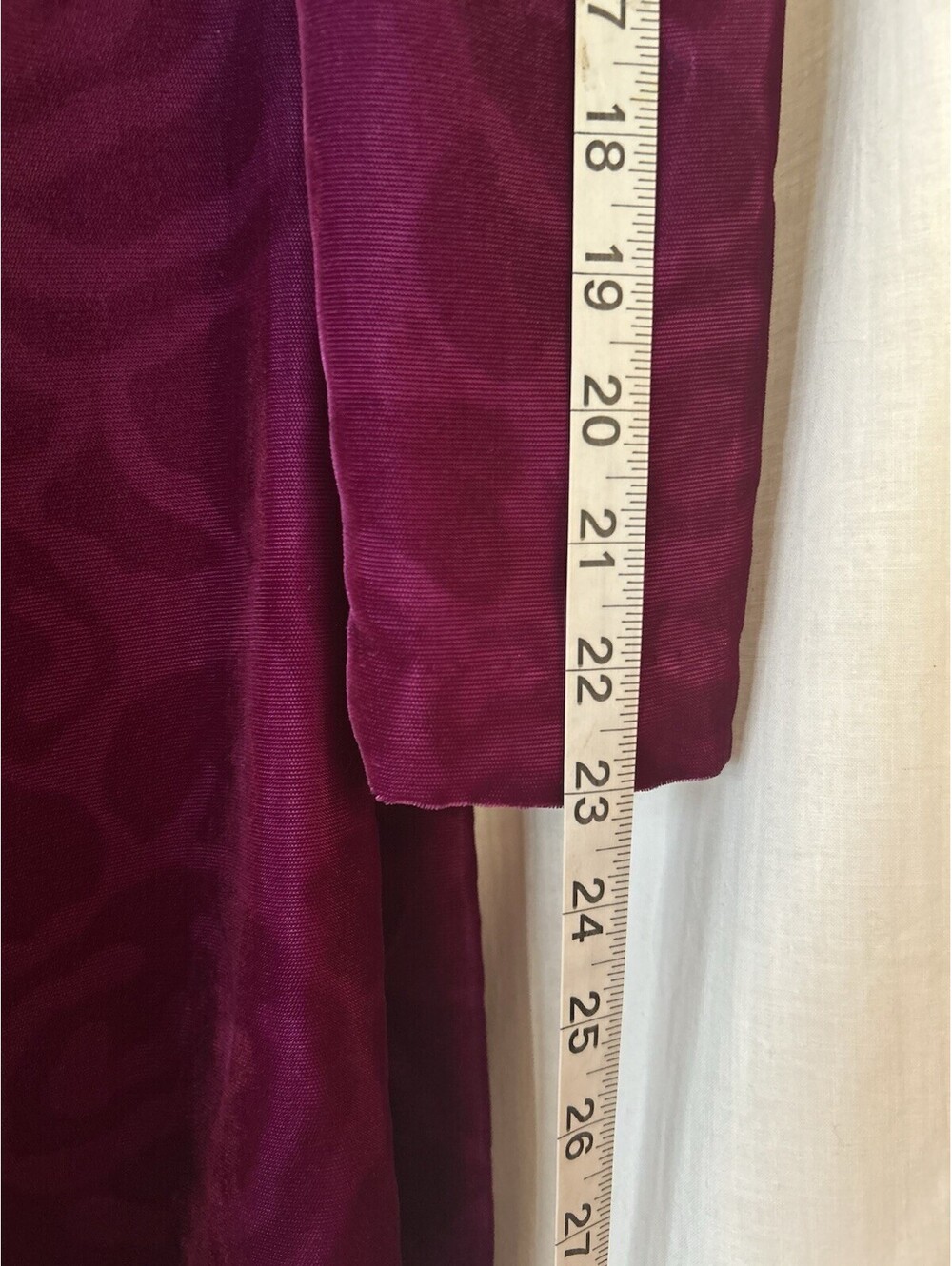 VTG 70s Handmade Prairie Victorian Gunne Cottage Lace Velvet Party Dress SZ M/L - Picture 4 of 8